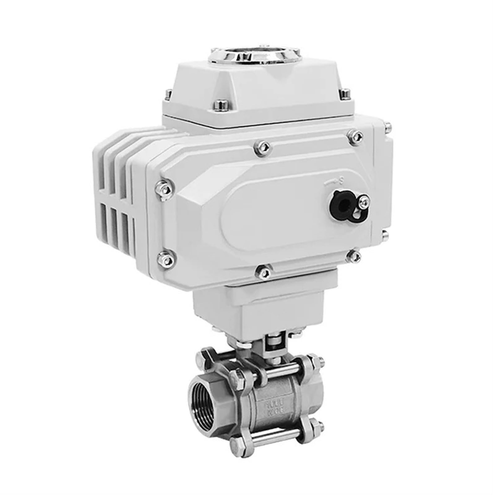 HYUJNAFZR DN50 2 Way Platform Motorized Ball Valve Stainless Steel Q911F-16P Female Thread Electric Ball Valve