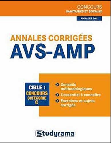 Annales corrigées AMP/AVS