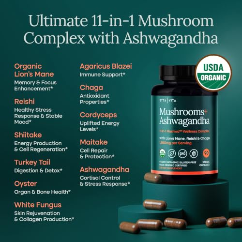 Etta Vita 11-in-1 Mushroom Complex Capsules