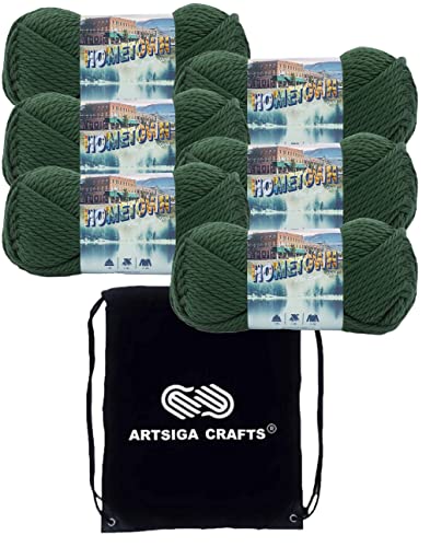 Lion Brand Hometown Yarn, Ashland Pine, 6-Skein Pack