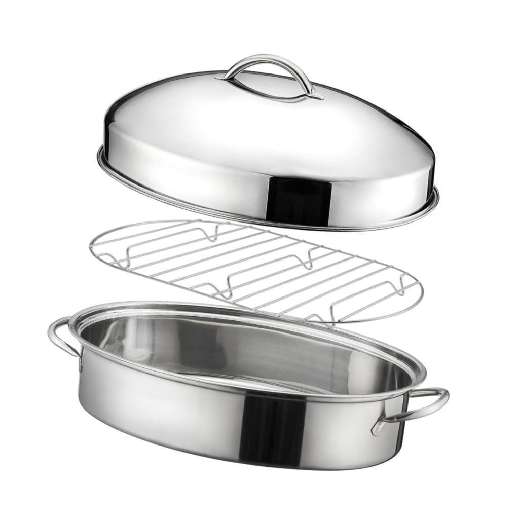 Olla para cocinar pescado de acero inoxidable resistente, óptima