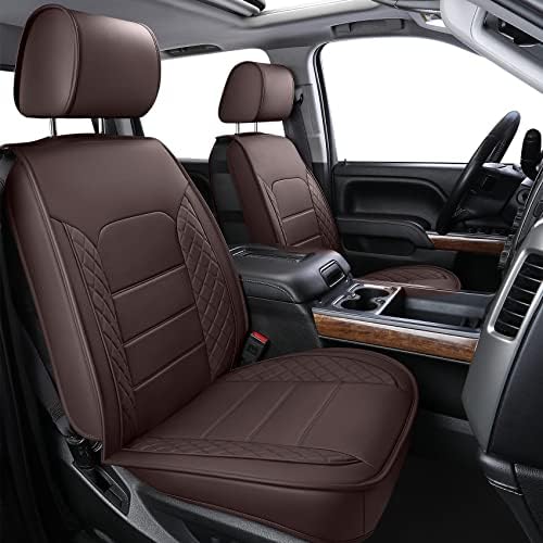 LUCKYMAN CLUB Silverado Seat Covers Fit for 20072023 Chevy Silverado Sierra 1500/2500 HD / 3500