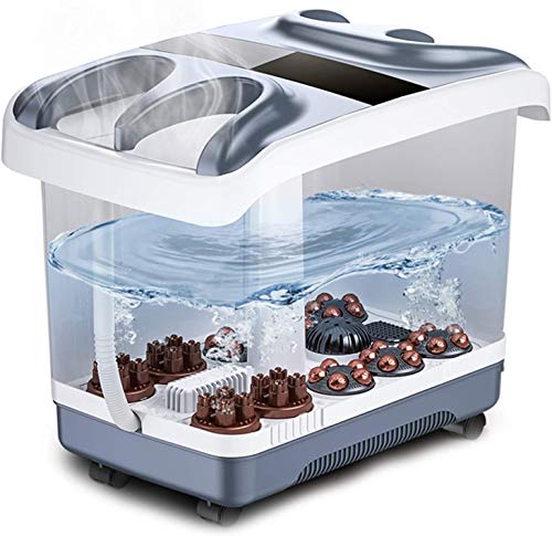 Foot Spa Foot Bath Massager, rodillos de masaje para dos personas y piedra de pedicura para pies cansados, masaje shiatsu para aliviar el estrés y dolor muscular miniatura 1