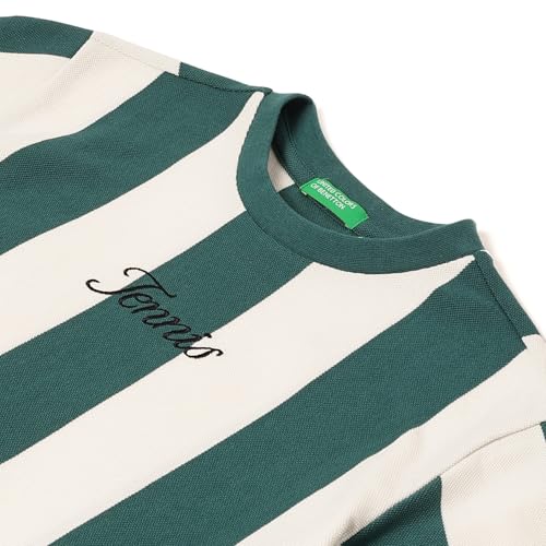 Image of United Colors of Benetton Boy's Striped Regular Fit Tshirt