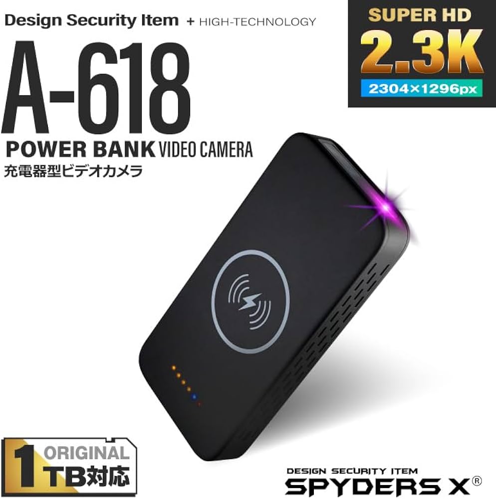 コンパクトビデオカメラ ブラック USB充電 xf0021-cs.jpg