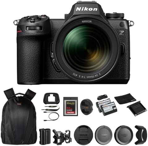 Nikon Z6 III FX-Format Mirrorless Camera and NIKKOR 24-70mm f/4 S...