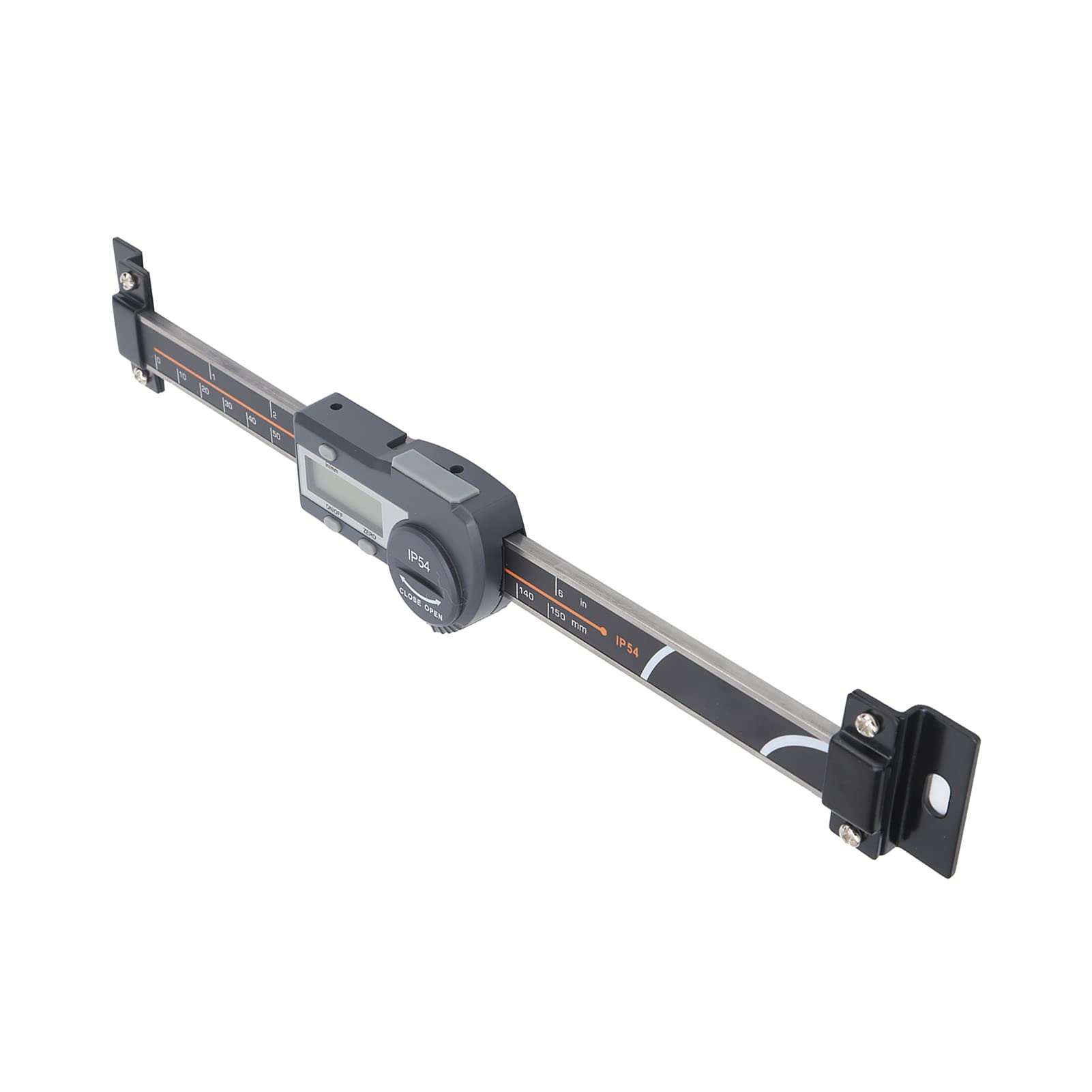 Calibrador Vernier digital Medidor de medición horizontal de 0 a 150 mm Herramienta de medición industrial de precisión con pantalla LCD para máquinas herramienta Aleación de