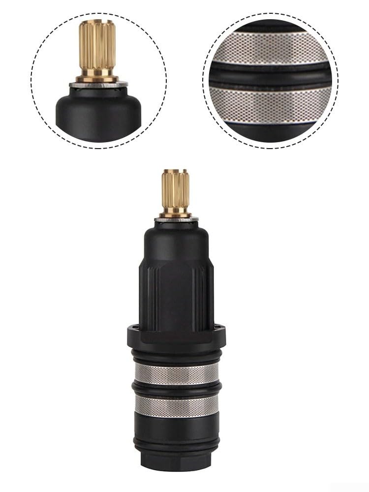Kit de réparation de barre de mélangeur de douche thermostatique en laiton, cartouche thermostatique de remplacement, noyau de valve d'eau froide et chaude, pour robinet de douche