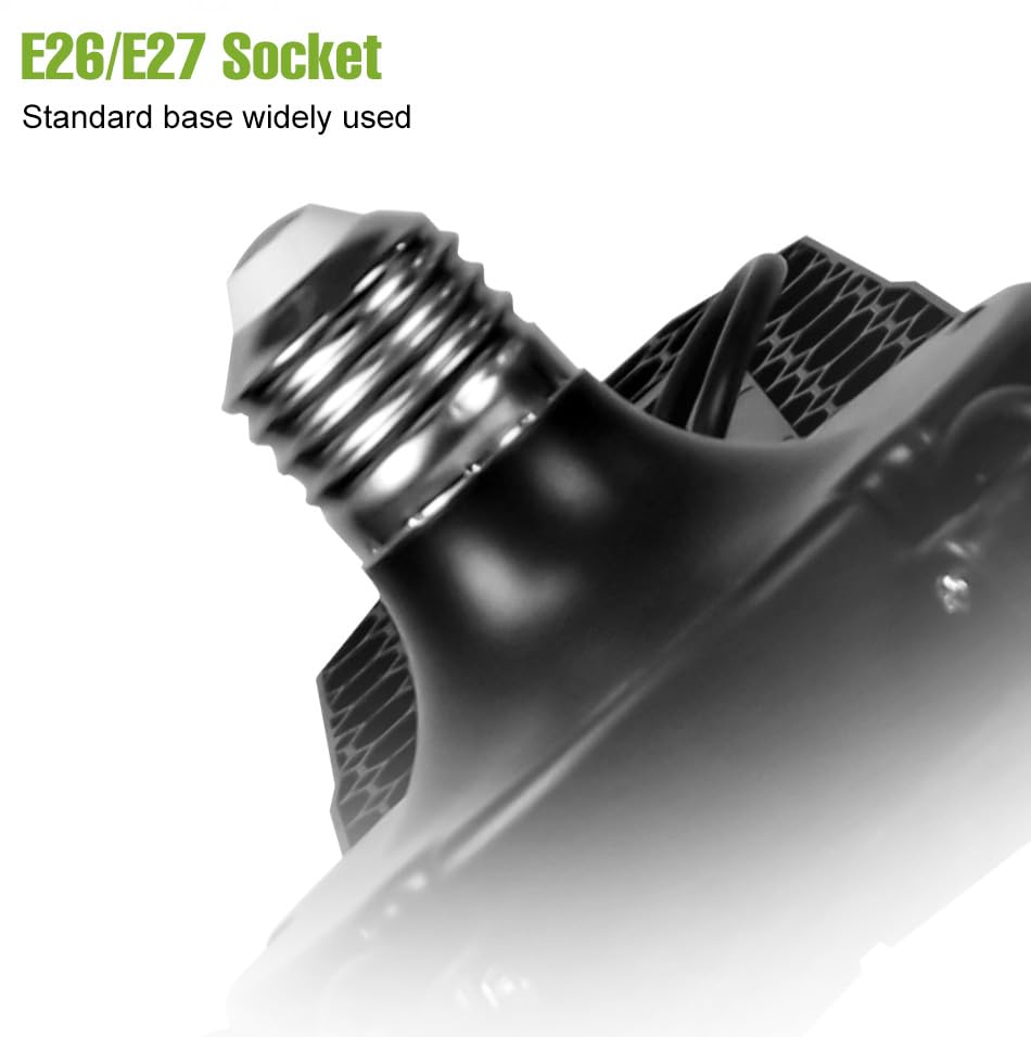 200W LED Adjustable Parking Lights Bulbs 100-277V Wtih Adjustable Panels Foldable Warehouse Lamps 110V Commercial High Bay Ceiling — view 4