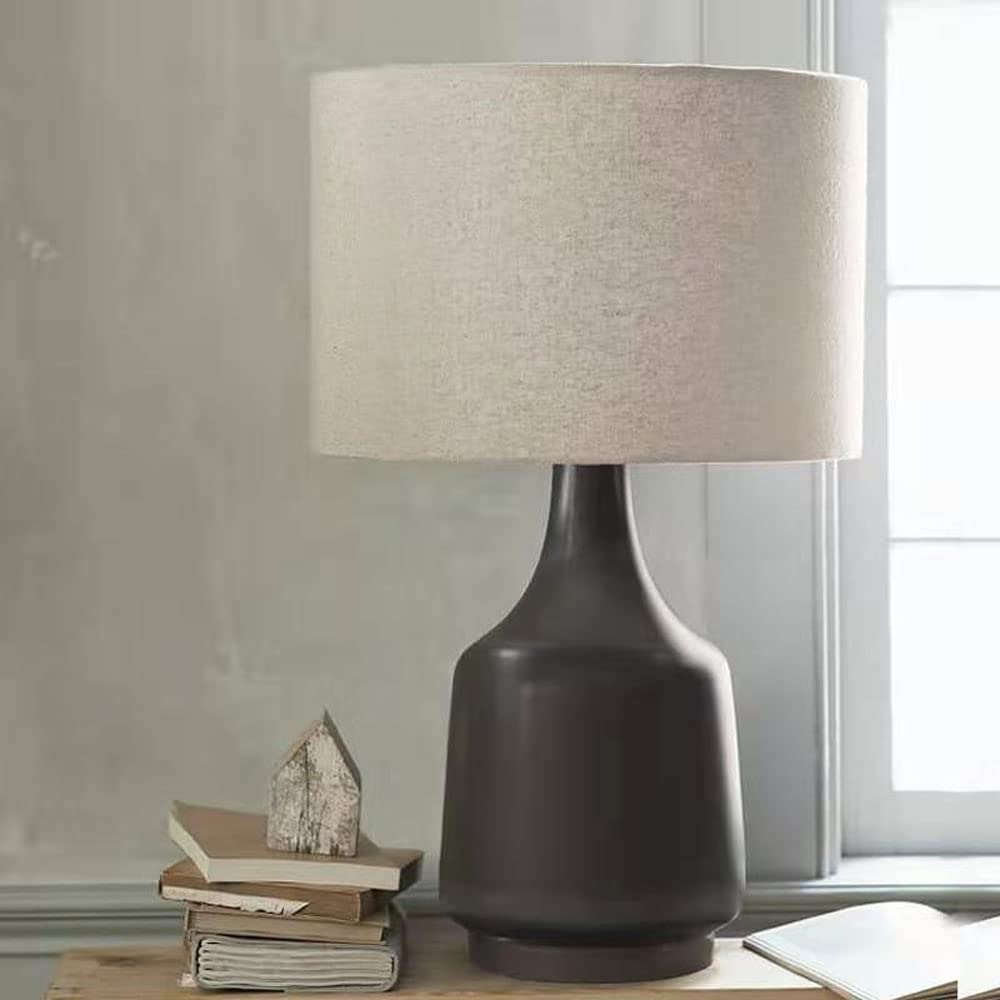 Lampada da Tavolo Comodino Lampada Da Scrivania Moderna Moderna In Ceramica Nordica Retrò Da Studio Camera Da Letto Soggiorno Home Office Scrivania Comodino Lampada Da Tavolo Lampada da Comodino Retrò