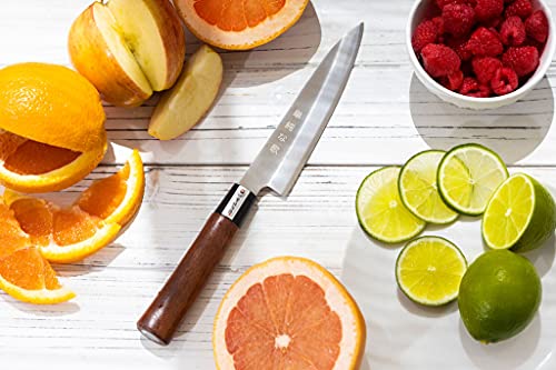 Simple Song Traditional Japanese Professional Kitchen Chef Knife Set - Premium Gyuto Santoku Nakiri Petty High Corrosion Resistance Full Tang Knife Set #TOP5