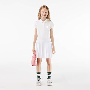Lacoste Girls Classic Short Sleeve Piqu Polo Shirt