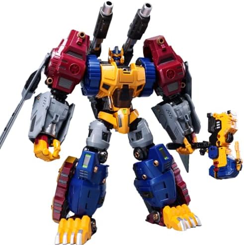 Hewidte Transformation Toy Beast Warrior Optimus Orangutan Primal CR-01 QuadraChangers Transmetal Action Figure,11 Inch