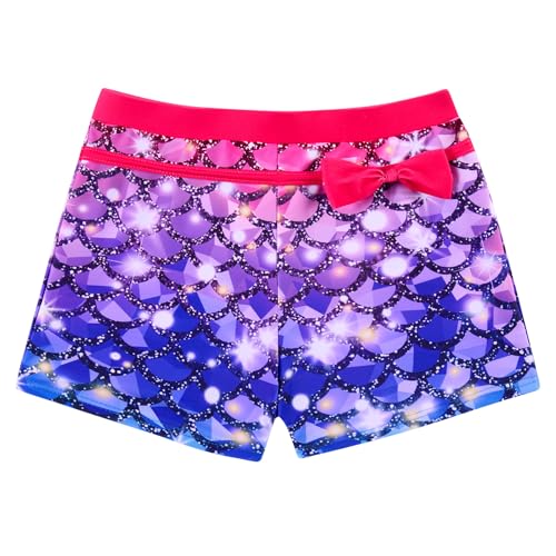 Image of UNIFACO Girls Swimsuits Two Piece Tankini Bathing Suits Boyshort Summer Beach Rash Guard Swimwear for 4-13T