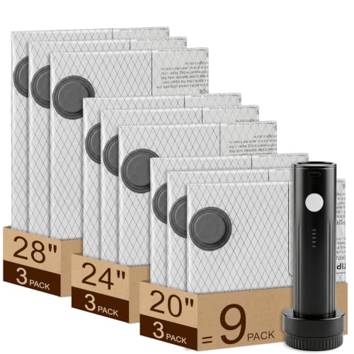 Bolsas de almacenamiento de compresión para ropa con bomba automática USB 9Combo 2