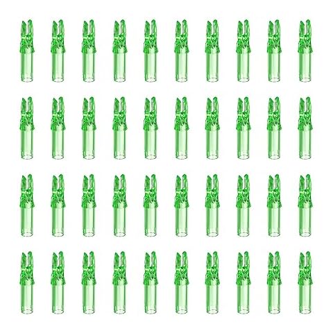 PATIKIL Clear Green Archery Arrow Nocks Cover