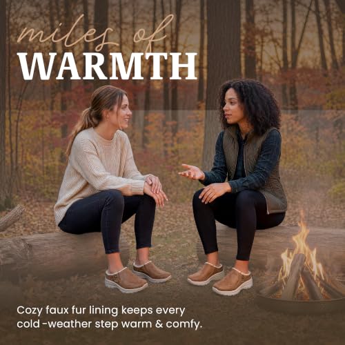 Image of Skechers Women's Easy Going - Latte 2 | Modern Comfort Casual, Relaxed Fit, Air-Cooled Memory Foam, Slip On, Vegan, Water Repellent