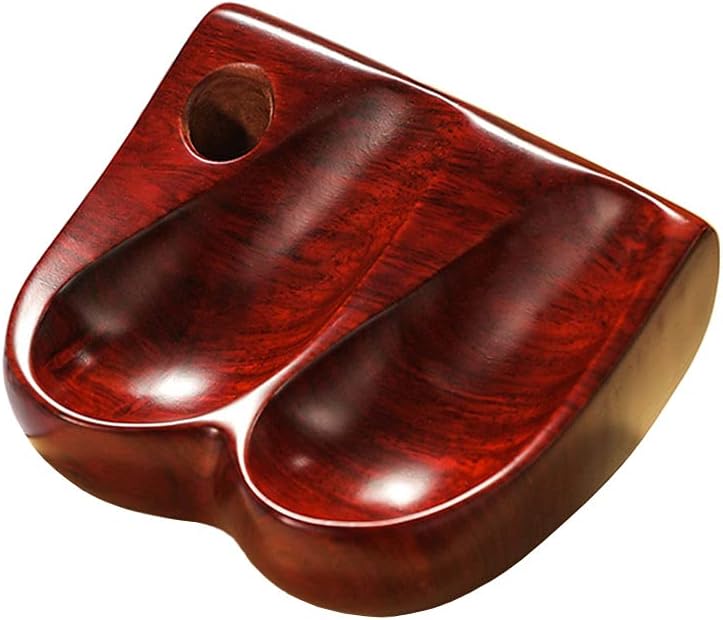 Wooden Tobacco Pipe Stand Rack - Handmade Holder Pipes Smoking Decorative Display Pipe Rack, Pipe Accessories, Great Gift for Men