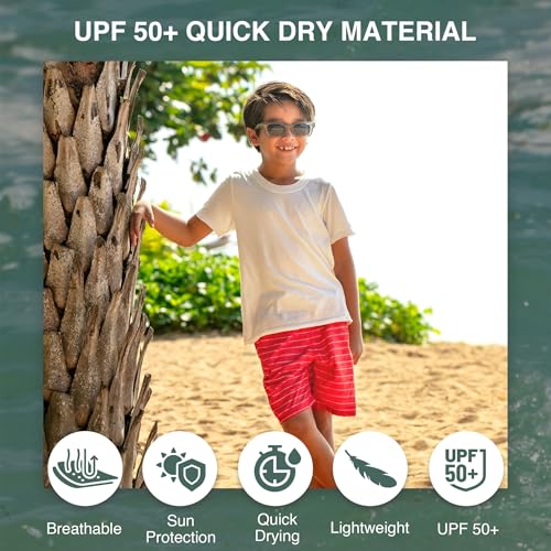 Image of Kanu Surf Boys' Avalon Quick Dry UPF 50+ Beach Swim Trunk
