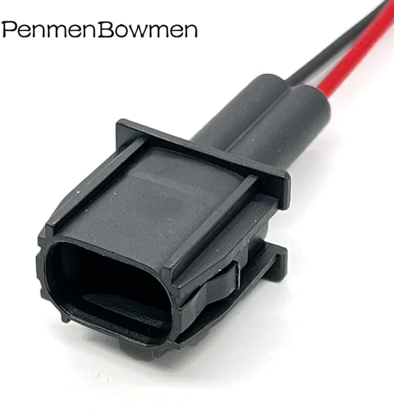 2 Pin Auto Diesel Fuel Injector Plug Waterproof Fuel Pump Electronic Connector With Cable For Toyota 7287-1495-30 90980-12747 - (Color: 2Pin Male, Package: 20 Pcs)