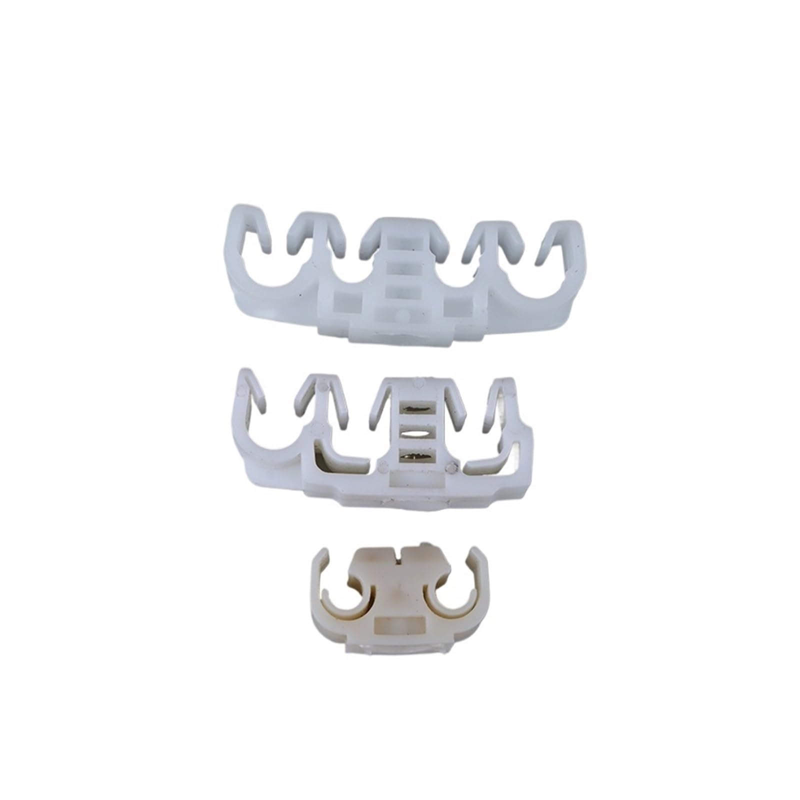 Fdcskinx A 10Pcs Car Brake Line Cable Bracket Vacuum Hose Pipe Clips For Chassis Tubing Fixed Line Clip Hooks(A)