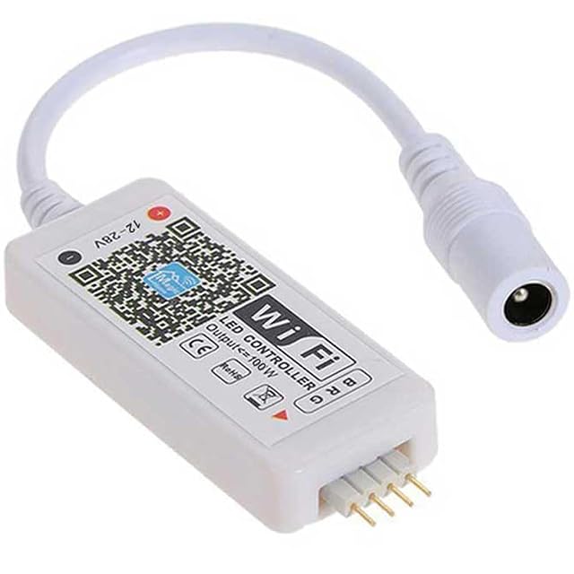 LED Wifi Controller RGB Led Light Strip Voice Control From Alexa Google Home WIFI Wireless Smart Controller With
