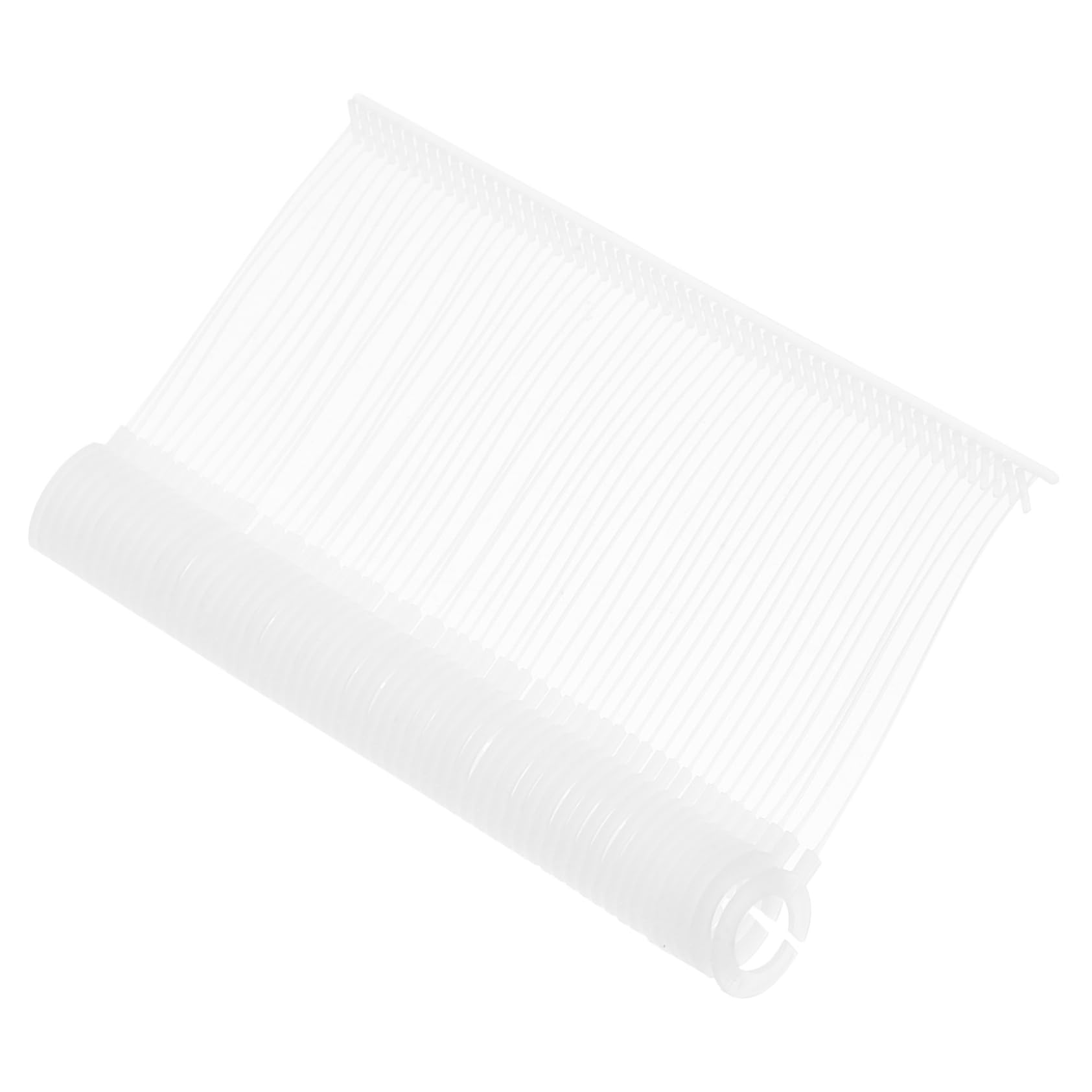 VILLFUL 5000pcs Plastic Hook Fasteners for Clothing Tagging Hanging Tag Fasteners Sticky Tabs for Wall Hanging