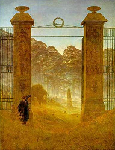 Peinture à l'huile sur toile Caspar David Friedrich pour sublimer un mur vide