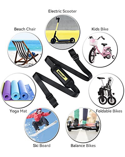 Wildken Scooter Shoulder Strap, 71-Inch Carrying Scooter With Adjustable Carrying Strap And Extra-Thick Anti-Slip Shoulder, Scooter Strap For Electric Scooter #TOP5