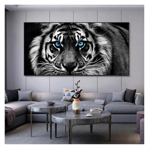 Affiches image animale tigre pour dynamiser un mur blanc vide avec élégance - 5