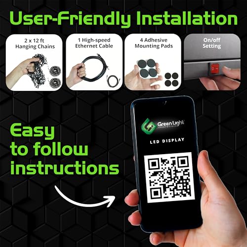 Image of Green Light Innovations 20 inch x 20″ Wi-Fi Enabled Full-Color LED Advertising Display - 5000 cd /m Brightness, 1920 Hz Refresh - Digital Photo Frame & Social Media Signage