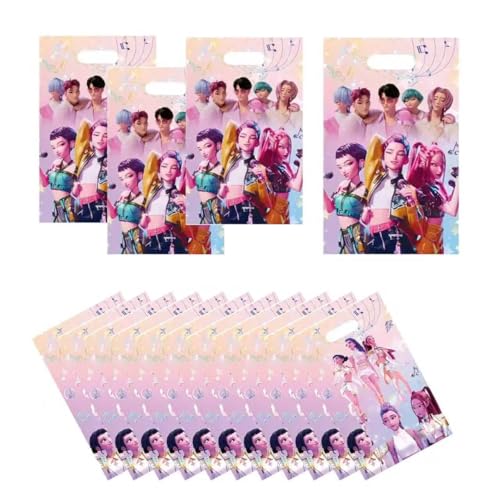 Luckyliz 30PCS Demon movie Hunters party gift bags supplies and decorations. Perfect for cartoon parties ideal for kids and great for family events prizes carnivals and Christmas.