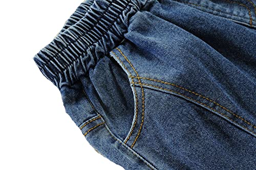 Boys Jeans Cargo Pants Kids Denim Pants Elasticated Waist Cargo Joggers4