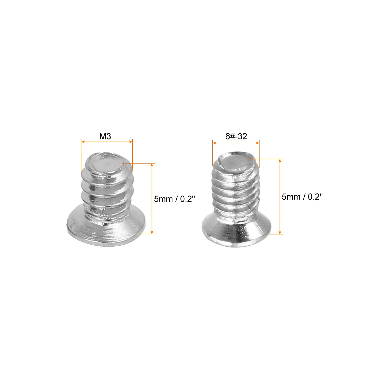 Viti Lamiera Testa Piatta Acciaio Inox #10 X 5/8 (100 Pezzi) - Phillips, Qualità 18-8