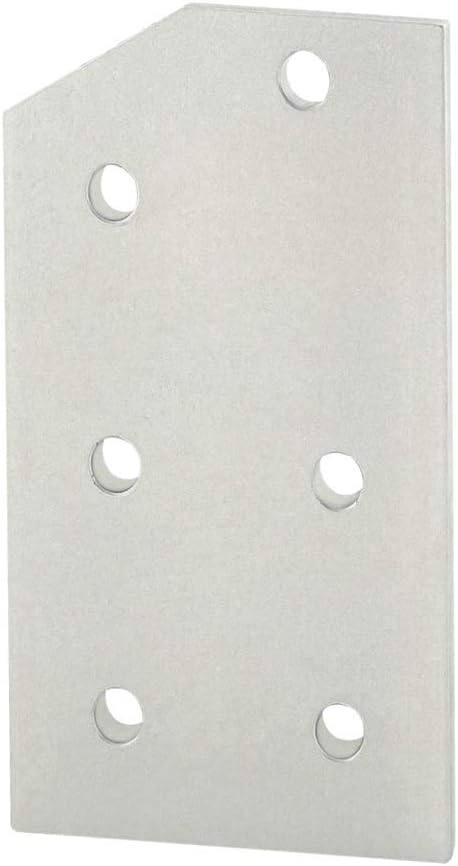 80/20 Inc., 4330, 15 Series 6 Hole 30 Degree Angled Flat Plate