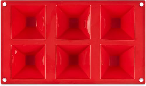 Miniatura 13 de AME D'ESSENCE Molde de silicona con forma de dalia para hornear, antiadherente, flexible, capacidad de 6 tazas (3.89 onzas), reutilizable y de grado