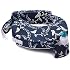 My Brest Friend Original Nursing Pillow Enhanced Ergonomics Essential Breastfeeding Pillow Support For Mom & Baby W/ Convenient Side Pocket, Double Straps & Slipcover, Navy Bluebells