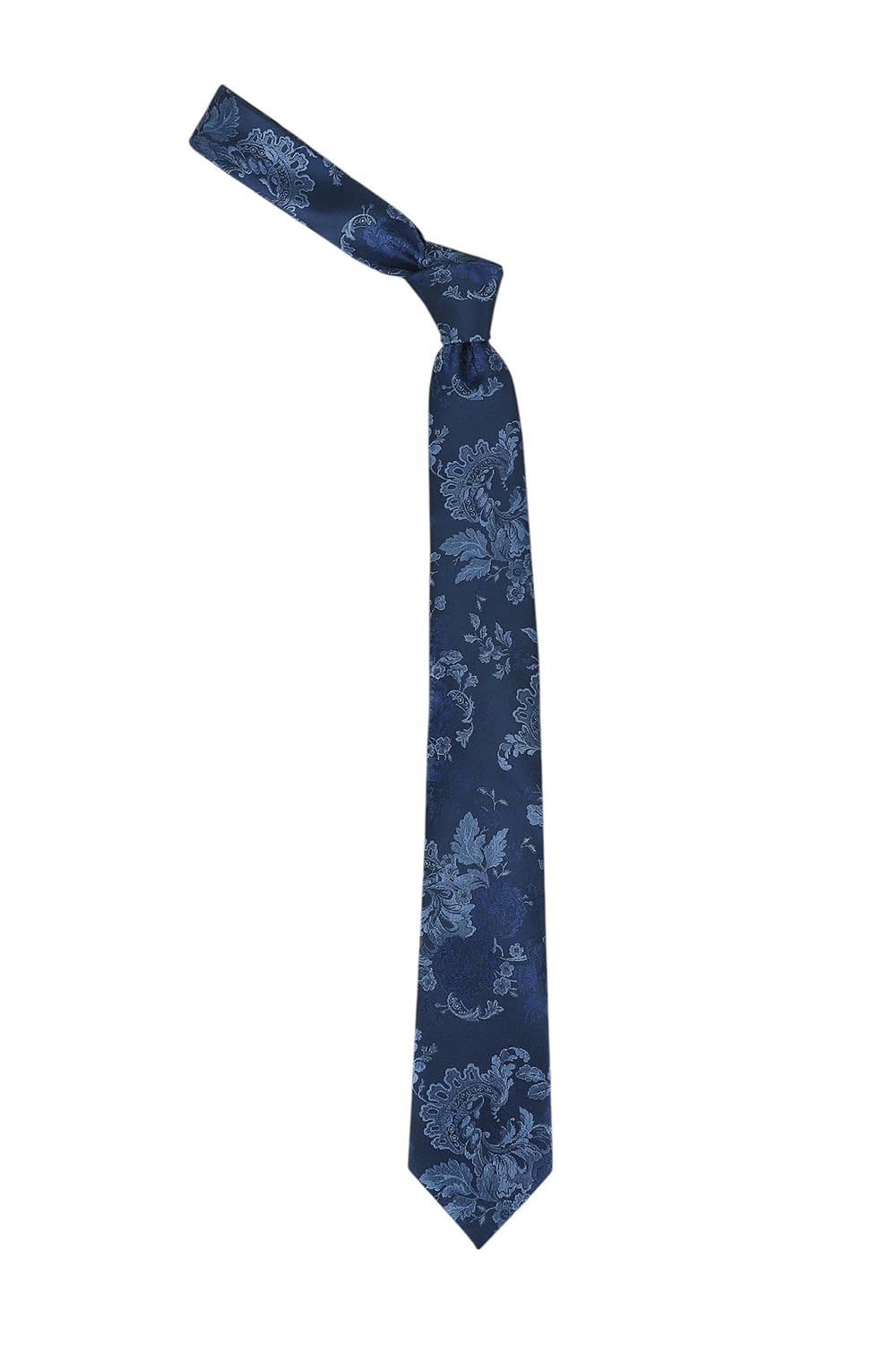 van heusen Men Navy Embroidered Casual Tie-picture-26