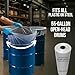 Interplas 55 Gallon Drum Liners – 3 Mil LDPE – BPA-Free Barrel Liners – 38