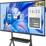 55″ Smart Board, 4K UHD Touchscreen Display Electronic Whiteboard,Android 14 Built in Ultra High Definition Camera Open App Ecosystem, Interactive Whiteboard for for Business Office Classroom Home