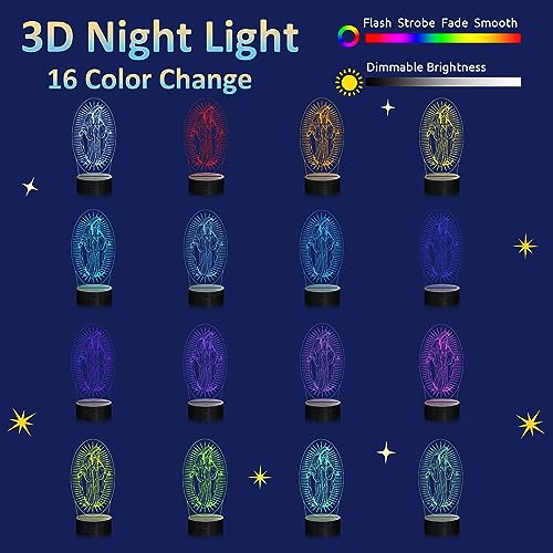 Luz noturna, lâmpada LED Attivolife Illuson com 16 cores e luz quente