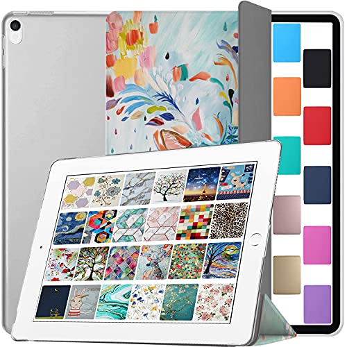 Image of DuraSafe Cases for iPad 10.5 Inch 2017 Air 3 2019 [ PRO 10.5 Air 3rd Gen ] A1701 A2152 A2123 MUUL2HN /A MUUK2HN /A MUUJ2HN /A MQDX2HN /A PrintediPad Cover Translucent Frosted Hard Back - Deer Print