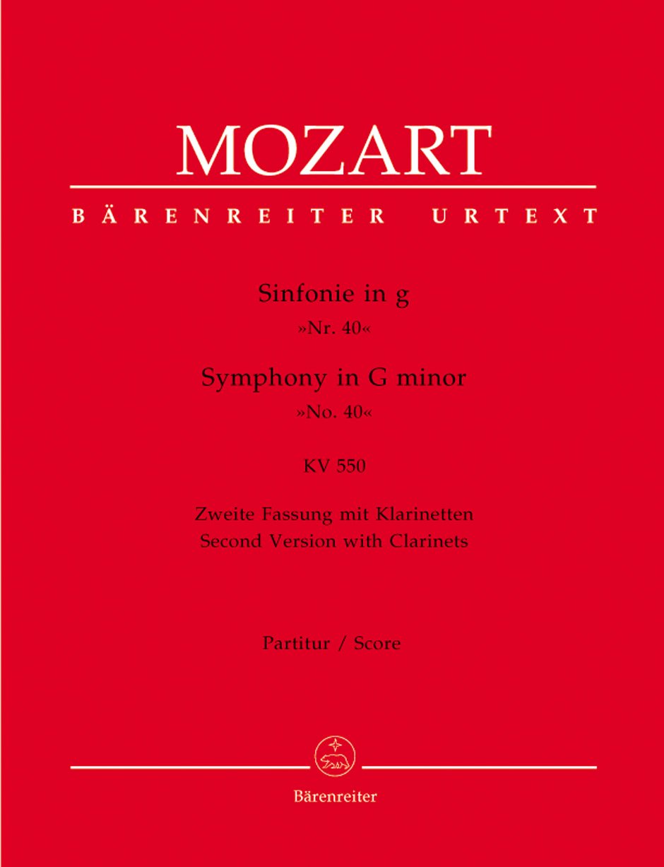 Symphony No.40 in G minor K.550 (Full Score)
