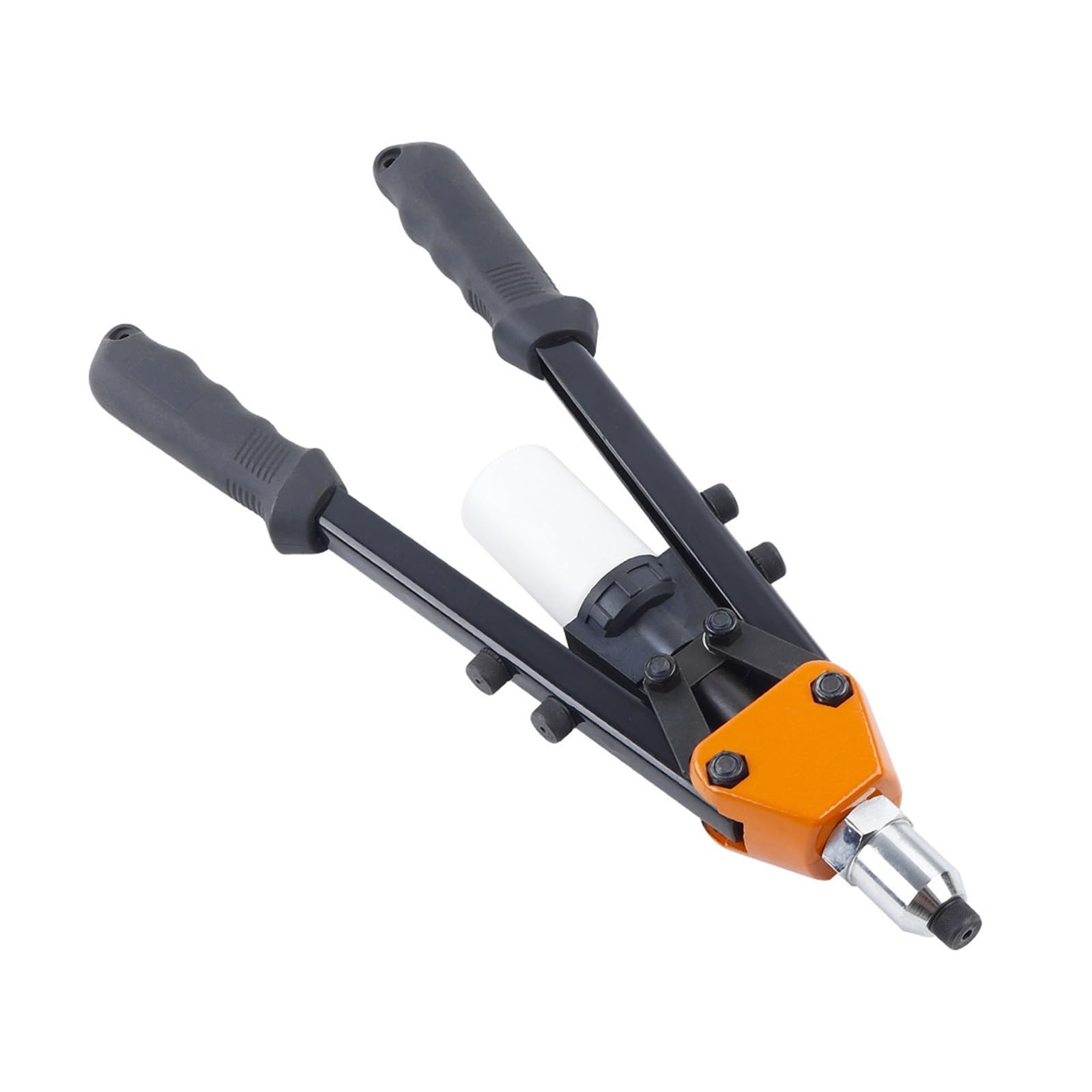 14" Manual Rivet Gun Kit Professional Pull Gun with 250pcs Rivets & 5 Nosepieces Labor-Saving Cordless Home Rivet Nut Tool(Set-A)