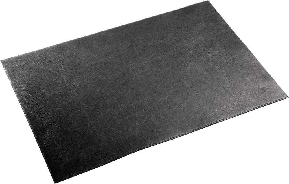 Durable 730501 Sottomano in Pelle, Cucitura Decorativa, Fatto a Mano, Rivestimento Tessuto-Non-Tessuto, 650x450 mm, Nero