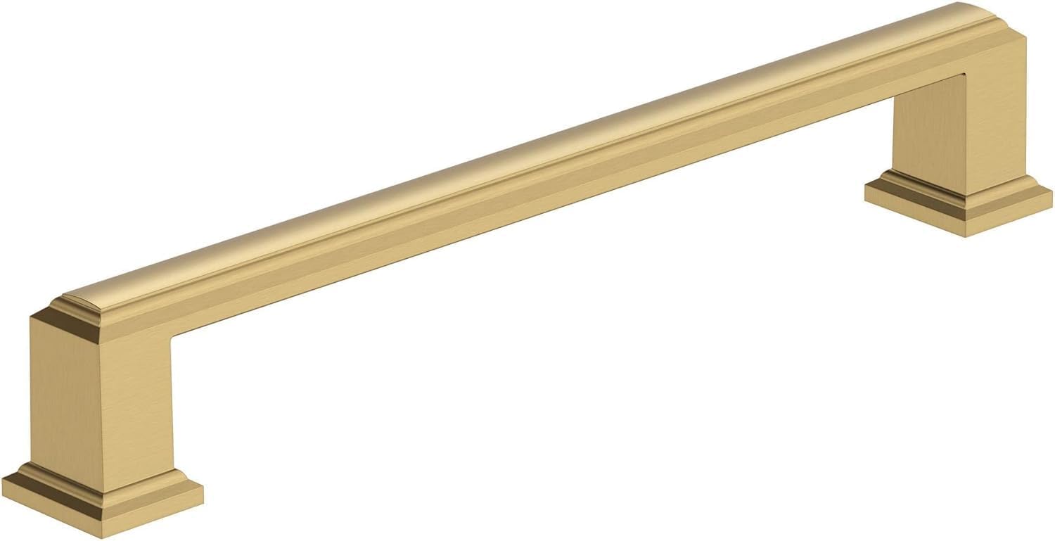 Amerock BP37360CZ | Champagne Bronze Cabinet Pull | 6-5/16 in (160 mm) Center-to-Center Cabinet Handle | Appoint | Drawer Pull | Kitchen Cabinet Handle | Furniture Hardware
