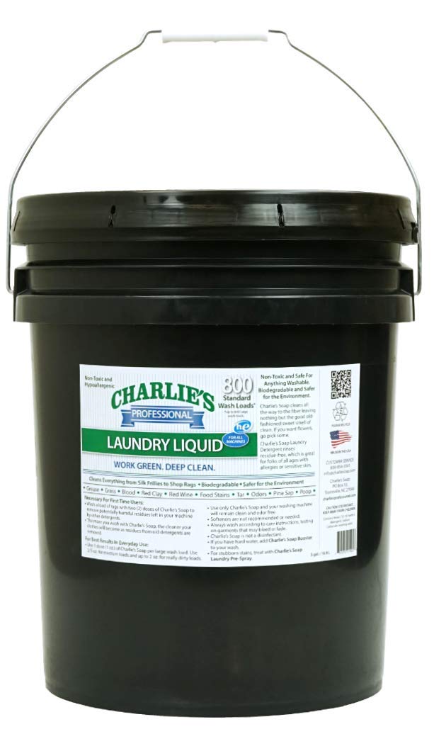 Buy Charlie's Professional Bulk Unscented Liquid Laundry Detergent, 5