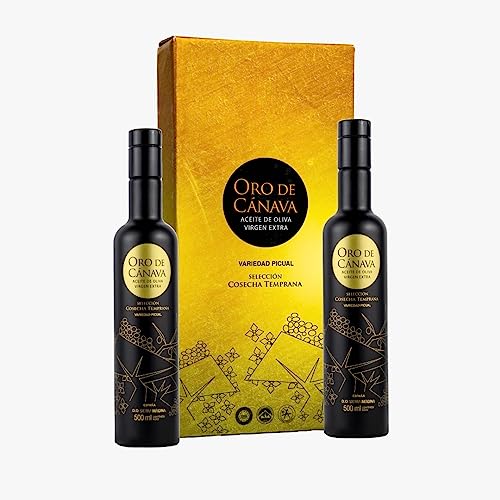 ORO DE CANAVA ACEITE DE OLIVA VIRGEN EXTRA (Gift box of two 500 ml bottles)