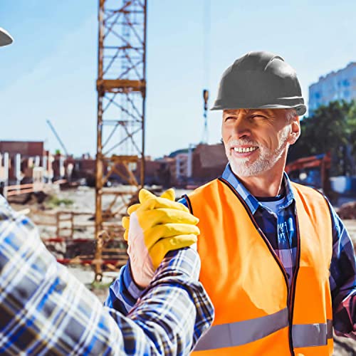Image of LADWA Grey Heavy Duty Director Safety Helmet, ISI Marked Industrial Protective Hard Hat for Construction and Outdoor Safety Applications (Pack of 5)