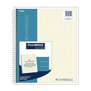 Cambridge Quad Wirebound Notebook 70ct (06194) Pack Of 6